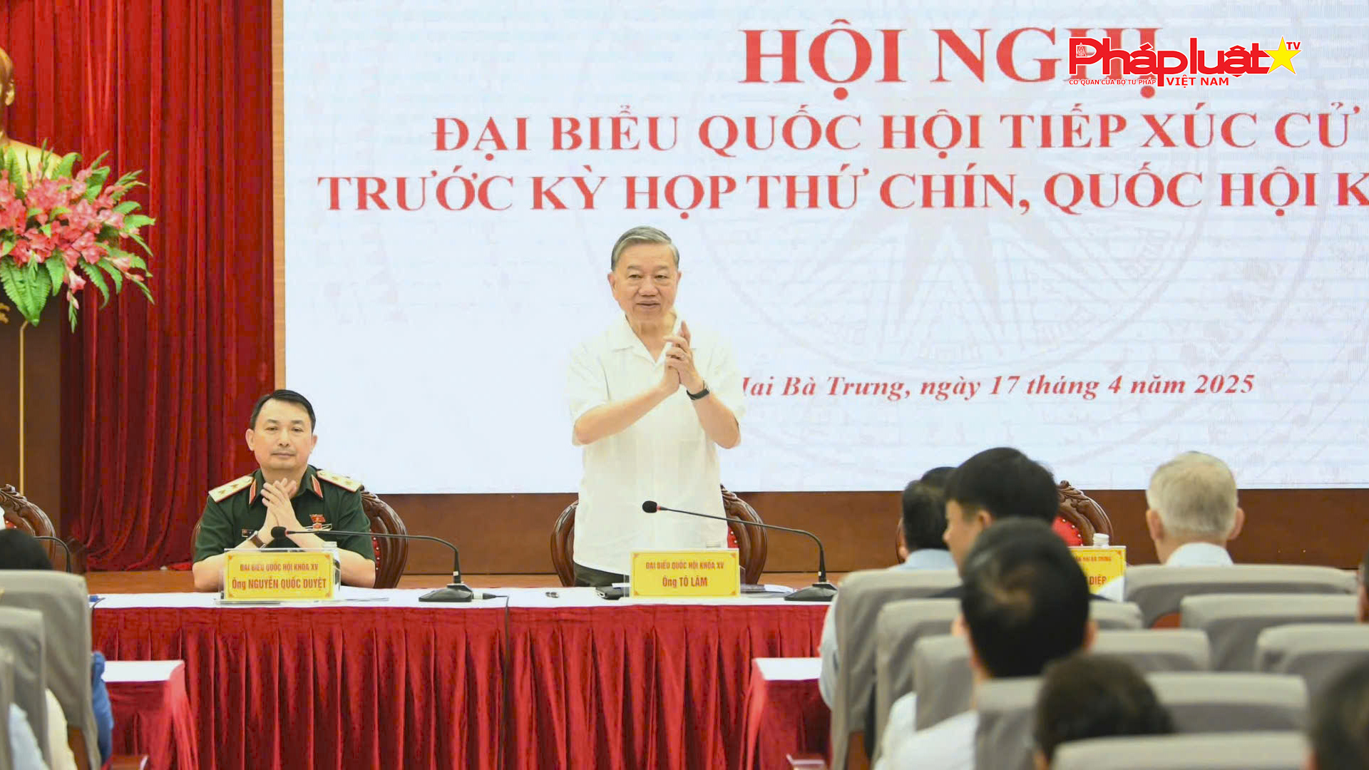 Tổng Bí thư Tô Lâm tiếp xúc cử tri Hà Nội trước Kỳ họp thứ 9, Quốc hội khóa XV