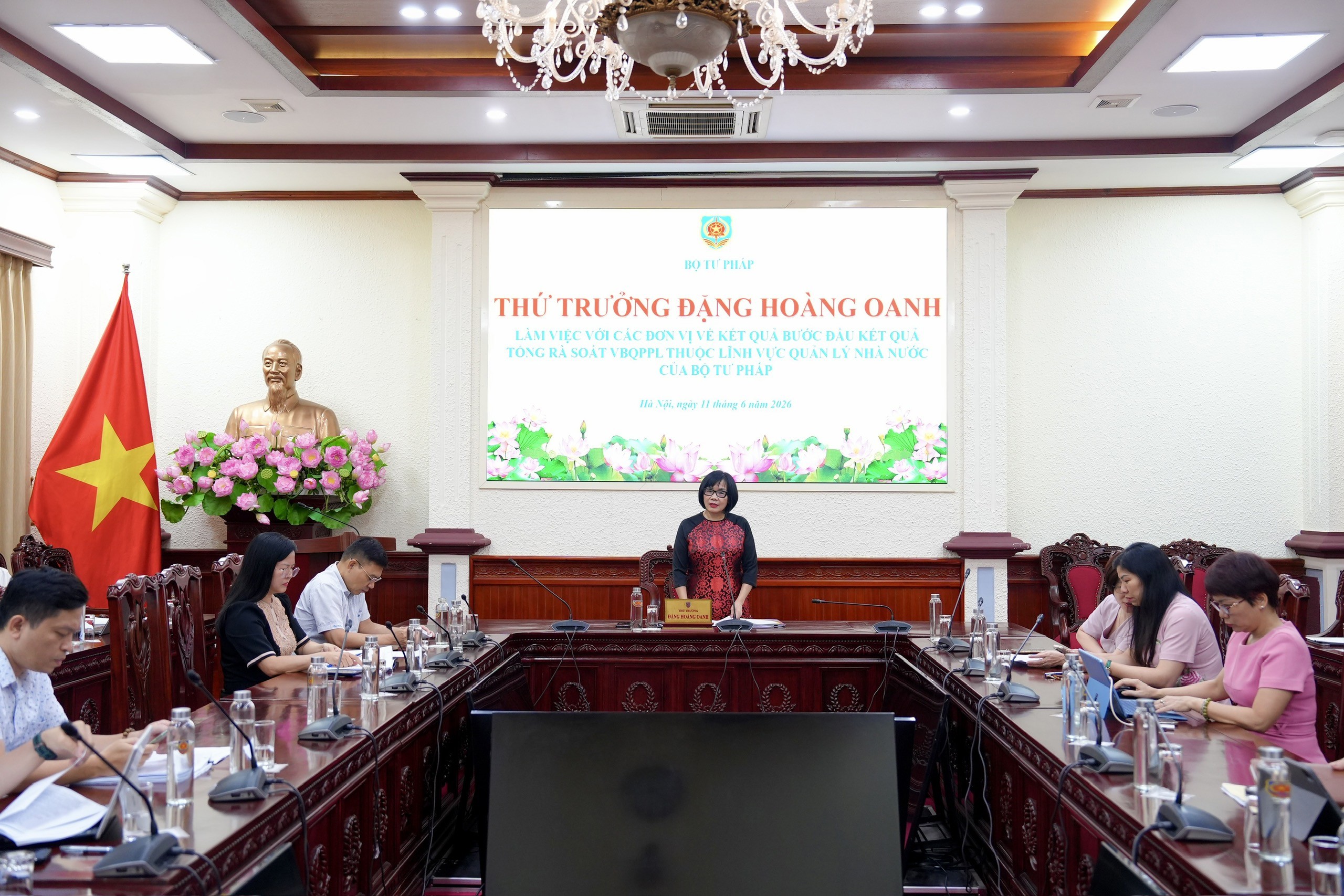 Kết quả bước đầu Tổng rà soát văn bản thuộc lĩnh vực quản lý Nhà nước của Bộ Tư pháp