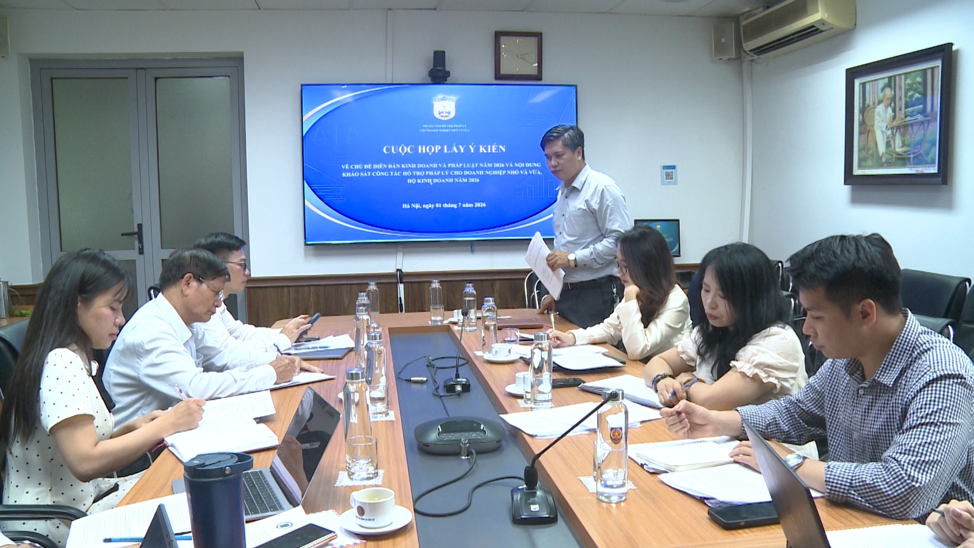 Hoàn thiện công tác chuẩn bị Diễn đàn Kinh doanh và Pháp luật năm 2026