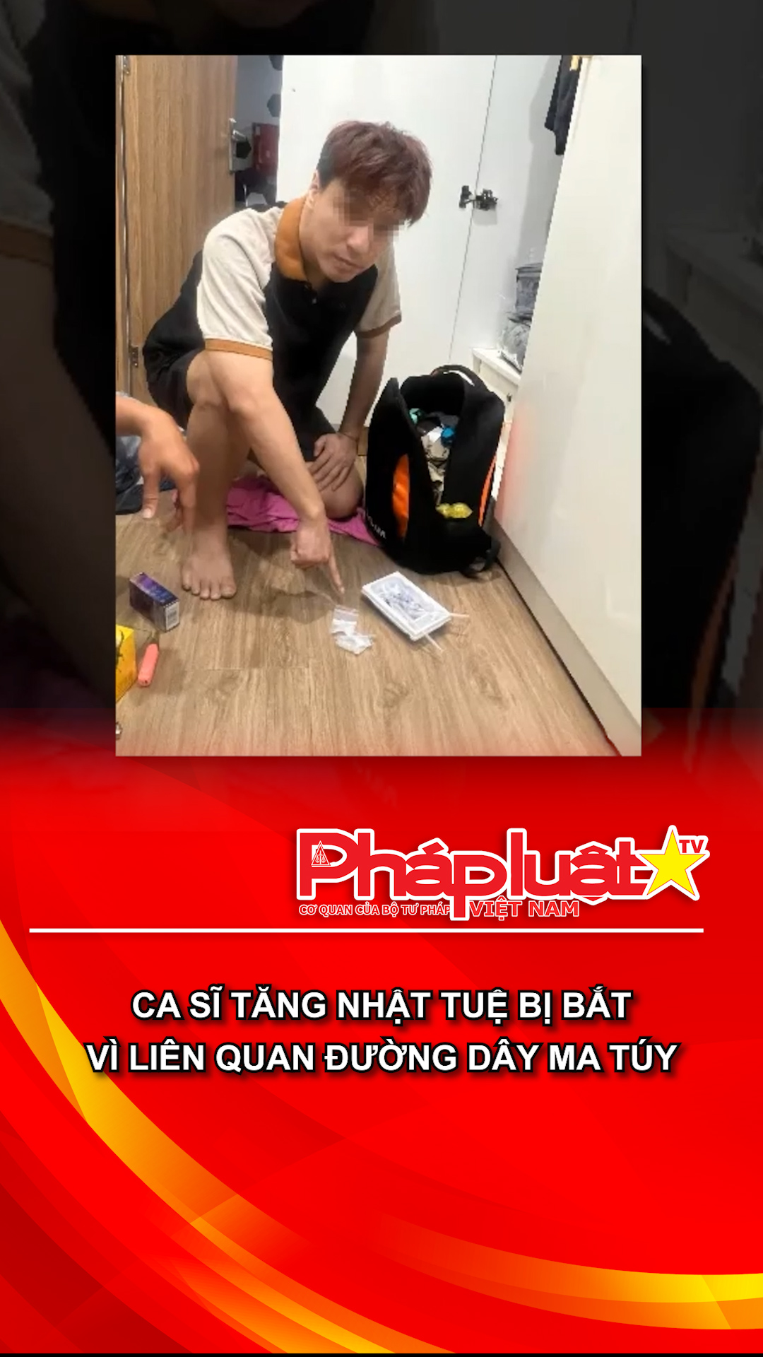 Ca sĩ Tăng Nhật Tuệ bị bắt vì liên quan đường dây ma túy.

