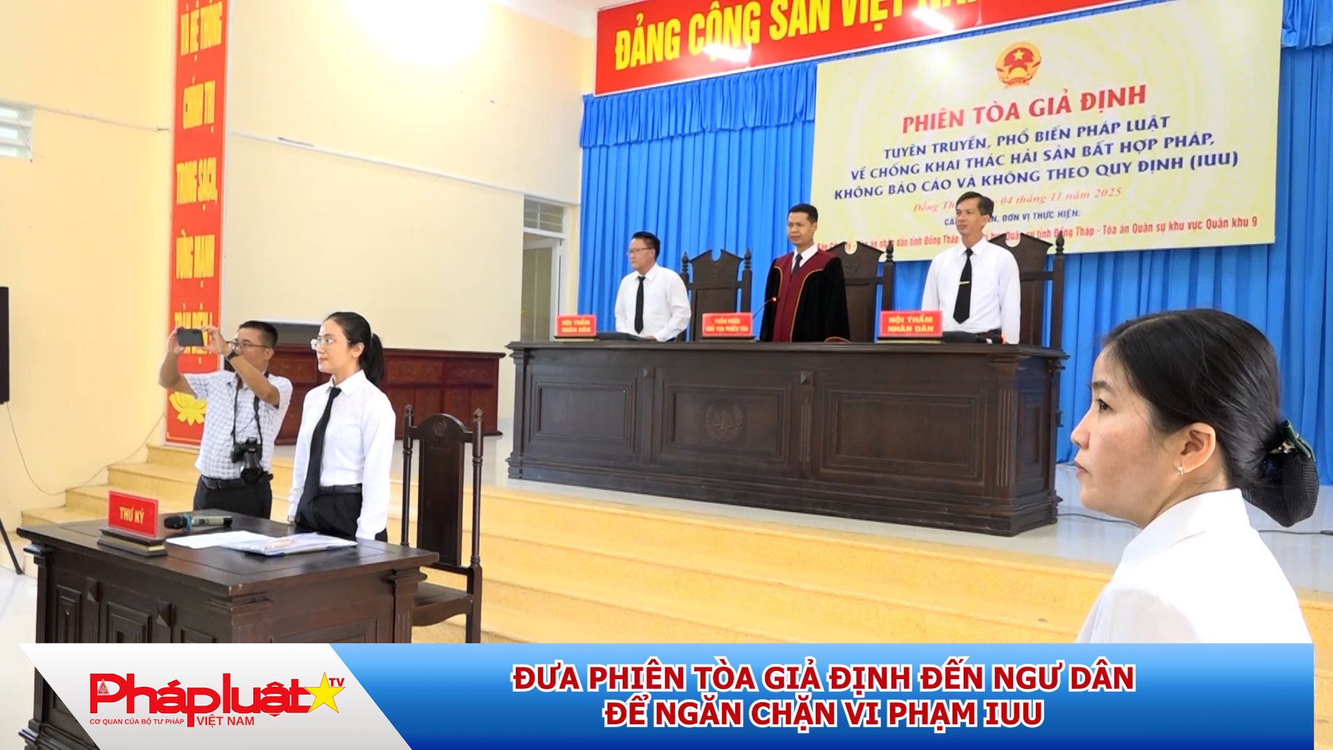 Đưa phiên tòa giả định đến ngư dân để ngăn chặn vi phạm IUU.