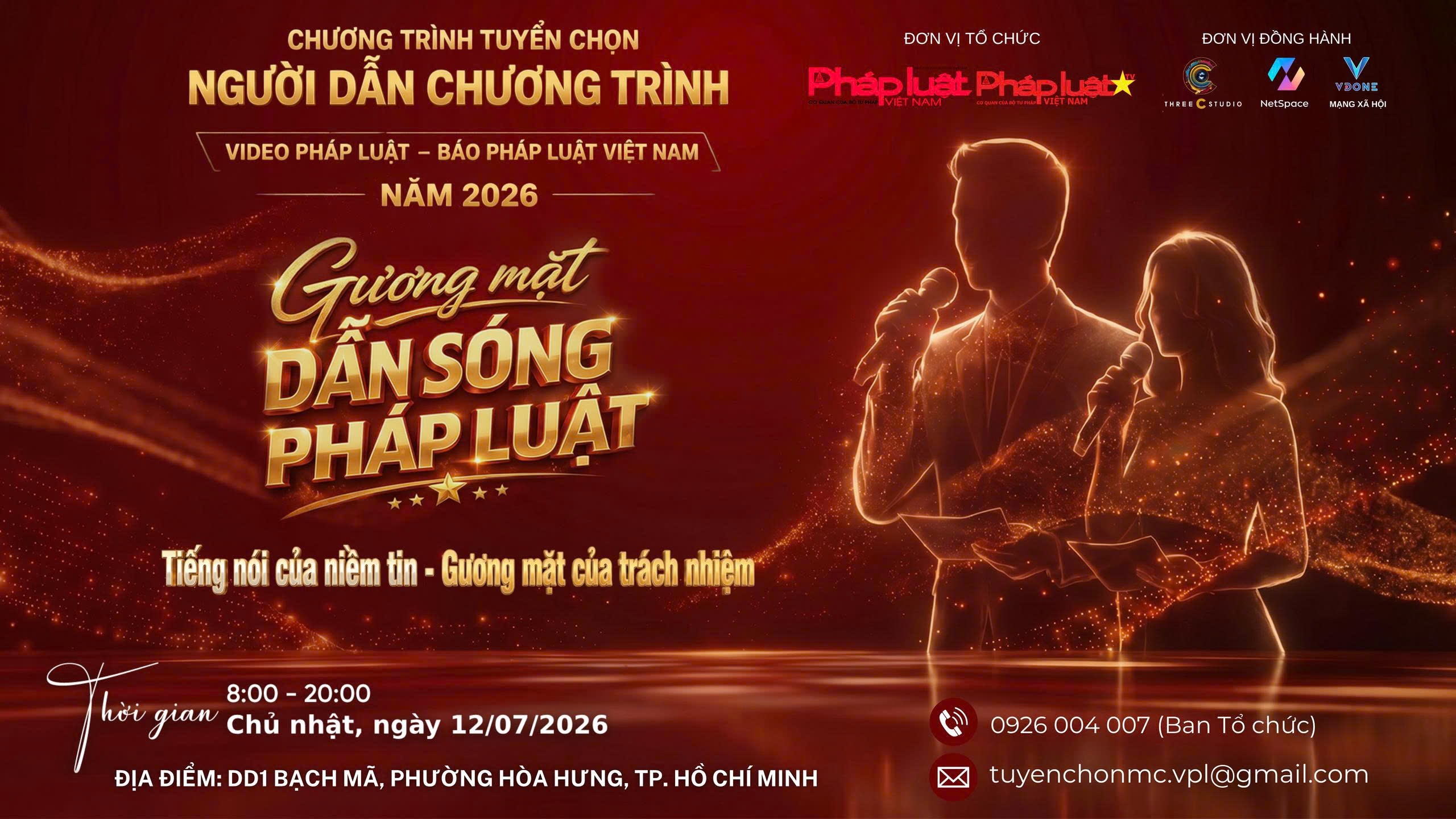 Tìm kiếm Gương mặt MC Video Pháp luật 2026 – Tiếng nói của niềm tin, gương mặt của trách nhiệm