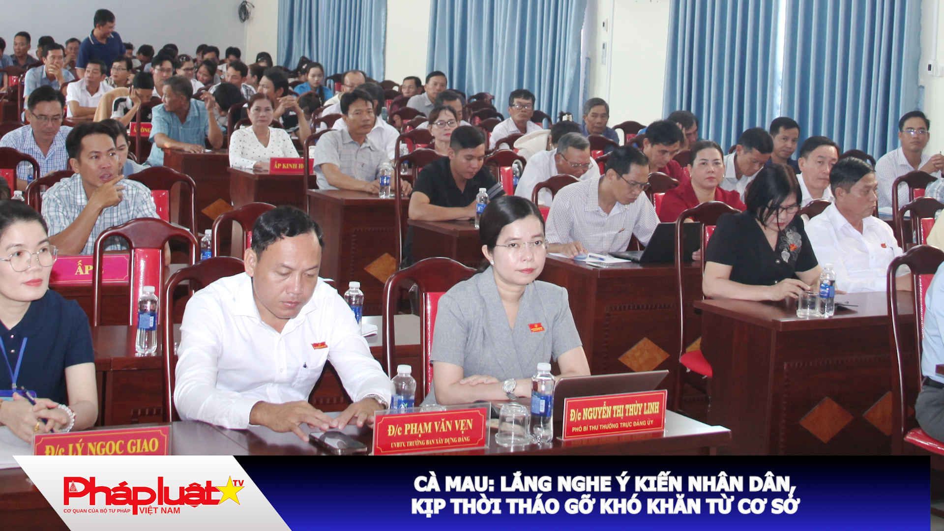 Cà Mau: Lắng nghe ý kiến nhân dân, kịp thời tháo gỡ khó khăn từ cơ sở.