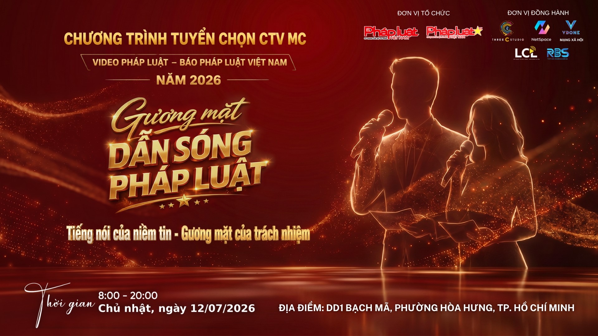 Tìm kiếm Gương mặt MC Video Pháp luật 2026 – Tiếng nói của niềm tin, gương mặt của trách nhiệm