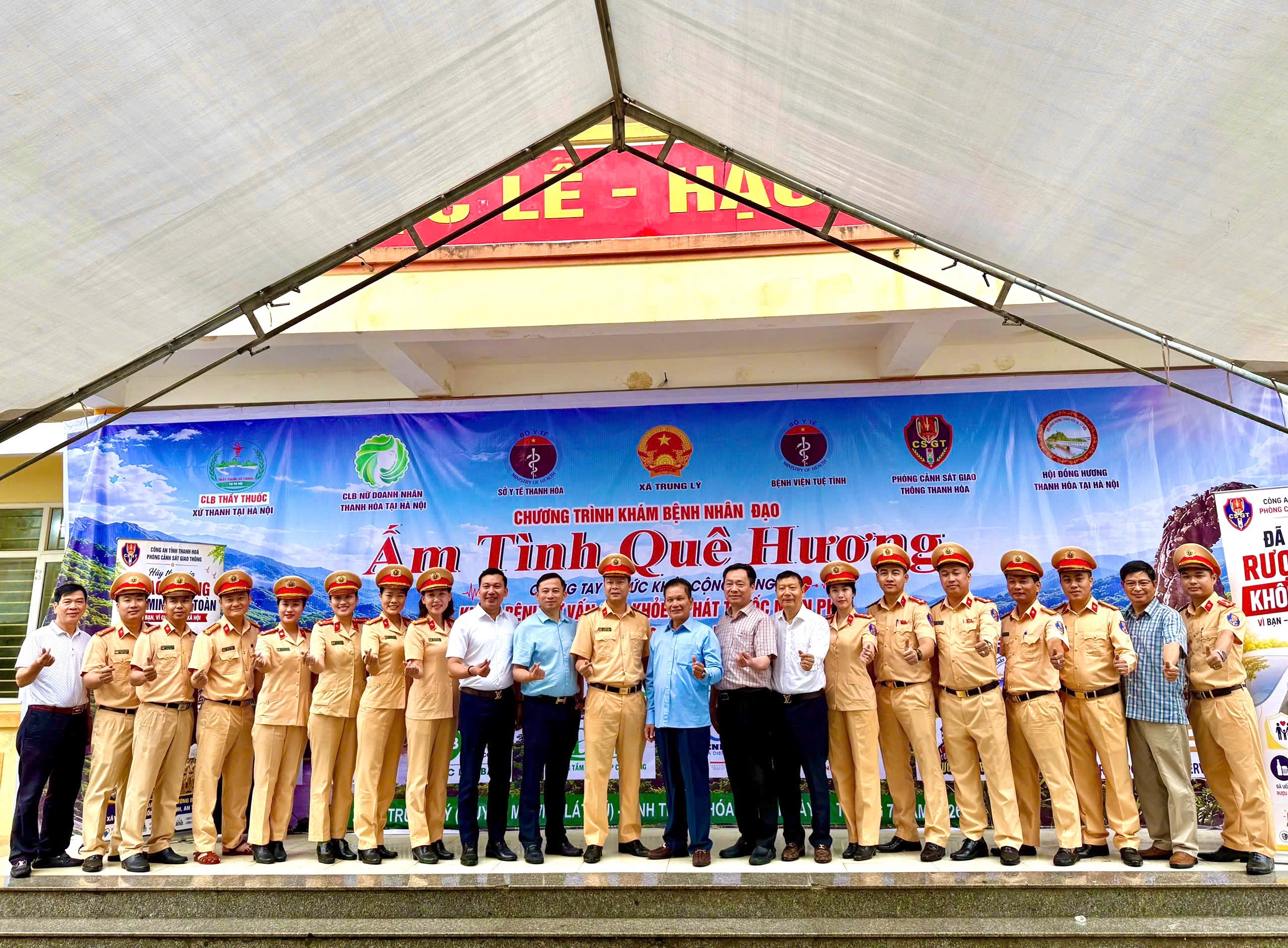 Phòng CSGT Công an tỉnh Thanh Hóa lan tỏa yêu thương, đồng hành cùng nhân dân