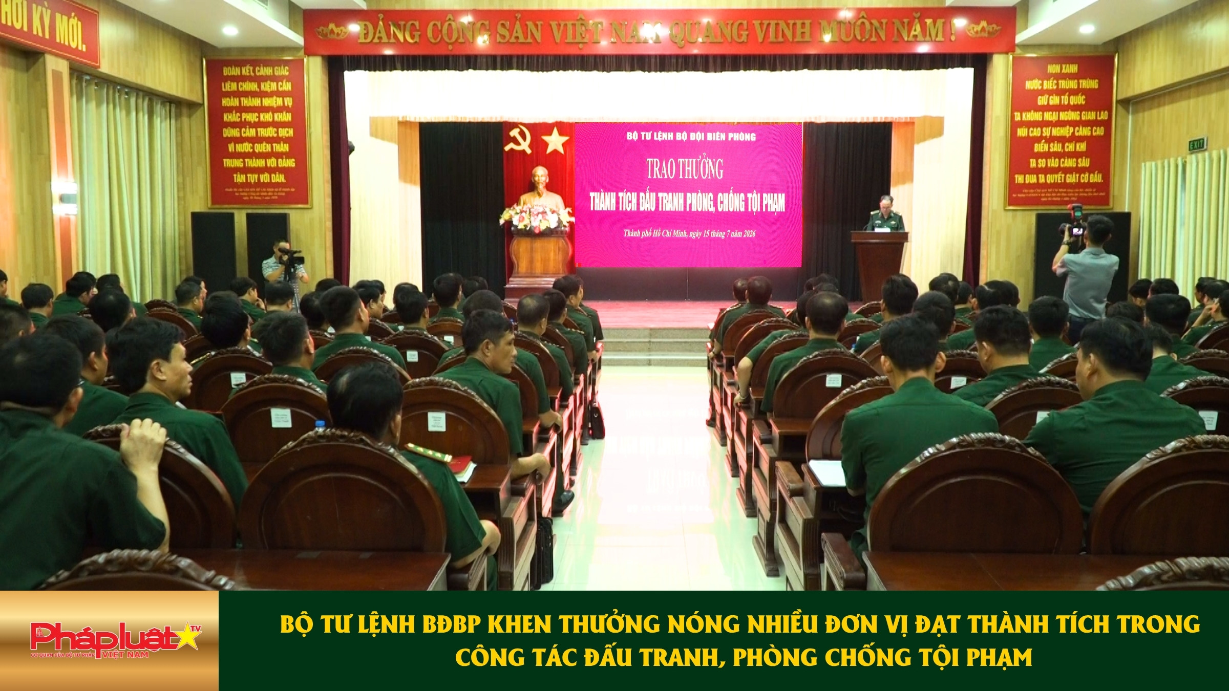 Bộ Tư lệnh BĐBP khen thưởng nóng nhiều đơn vị đạt thành tích trong công tác đấu tranh, phòng chống tội phạm