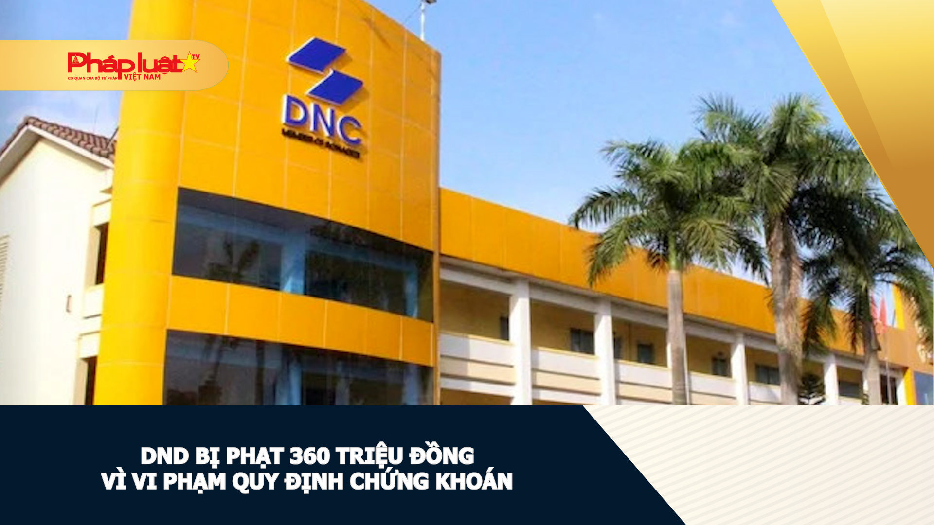 DND bị phạt 360 triệu đồng vì vi phạm quy định chứng khoán