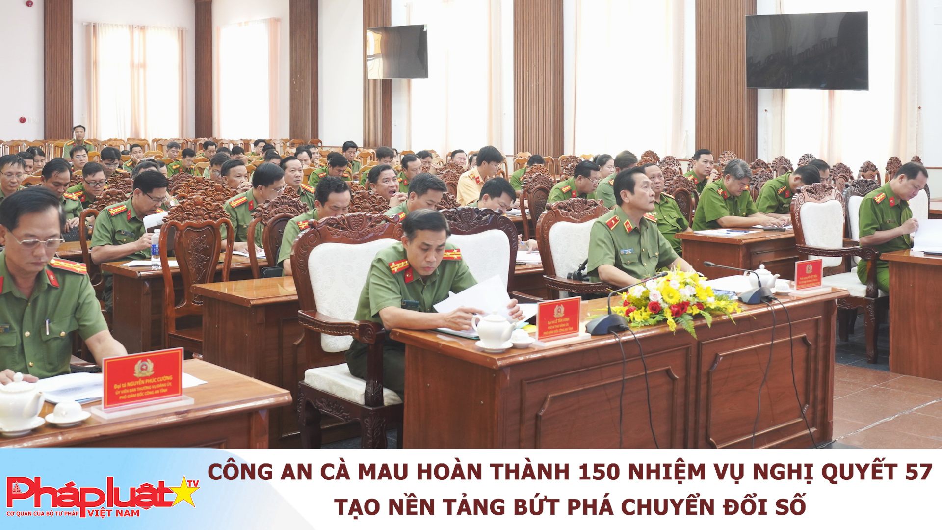 Công an Cà Mau hoàn thành 150 nhiệm vụ Nghị quyết 57, tạo nền tảng bứt phá chuyển đổi số.

