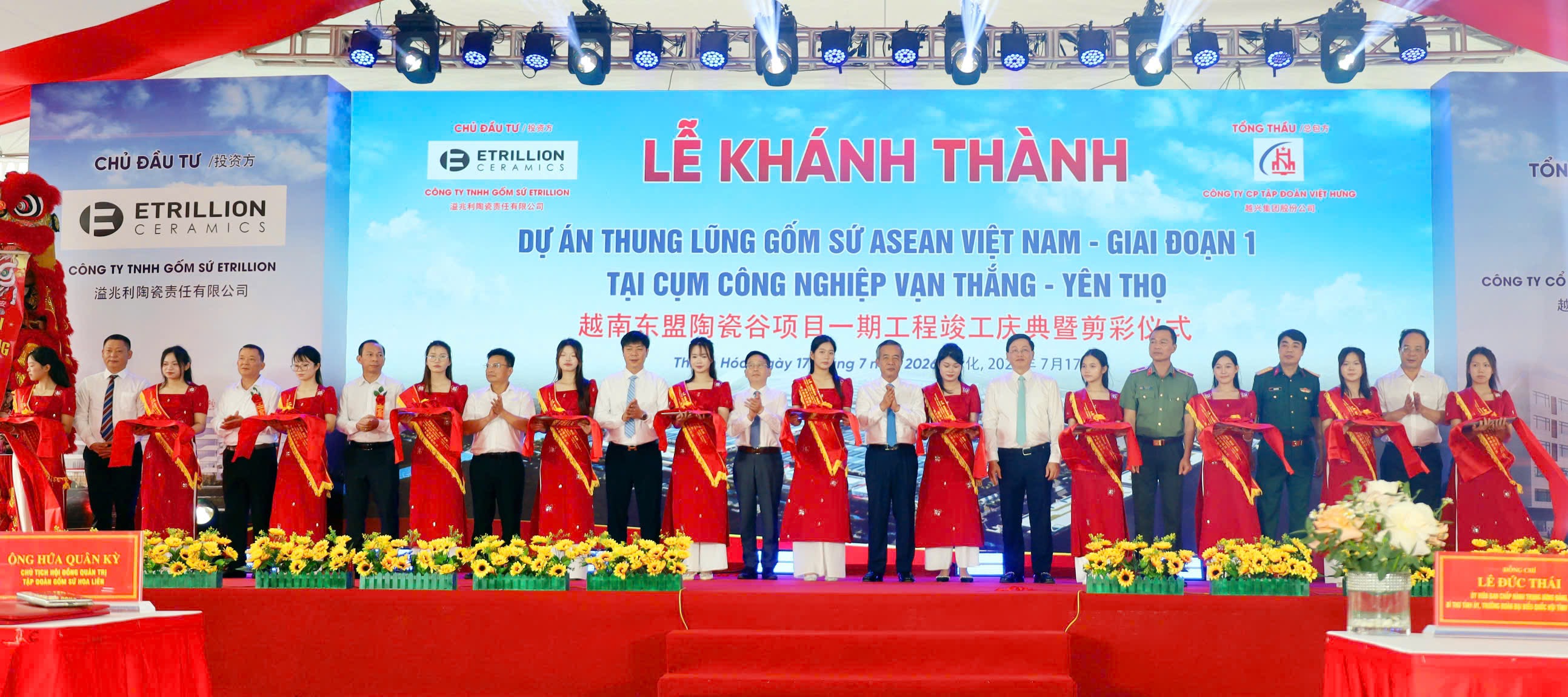 Thanh Hóa: Khánh thành giai đoạn I Dự án Thung lũng Gốm sứ Asean Việt Nam