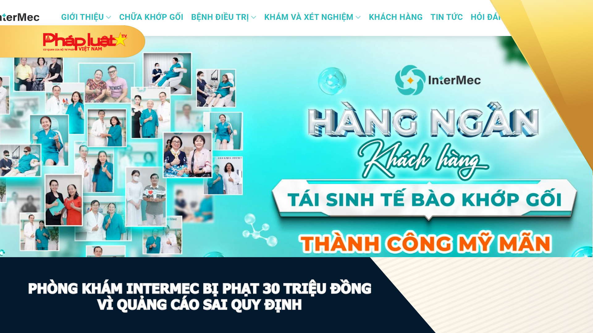 Phòng khám InterMec bị phạt 30 triệu đồng vì quảng cáo sai quy định
