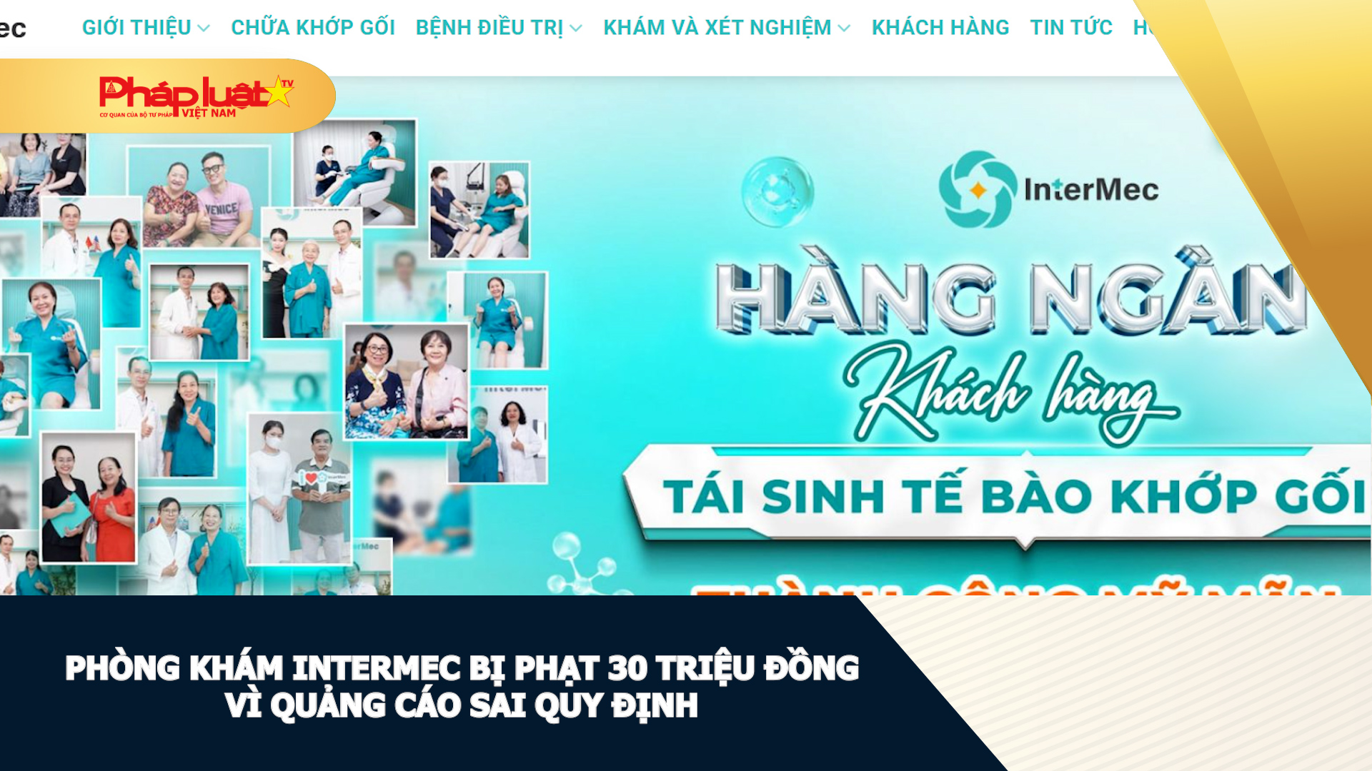 Phòng khám InterMec bị phạt 30 triệu đồng vì quảng cáo sai quy định