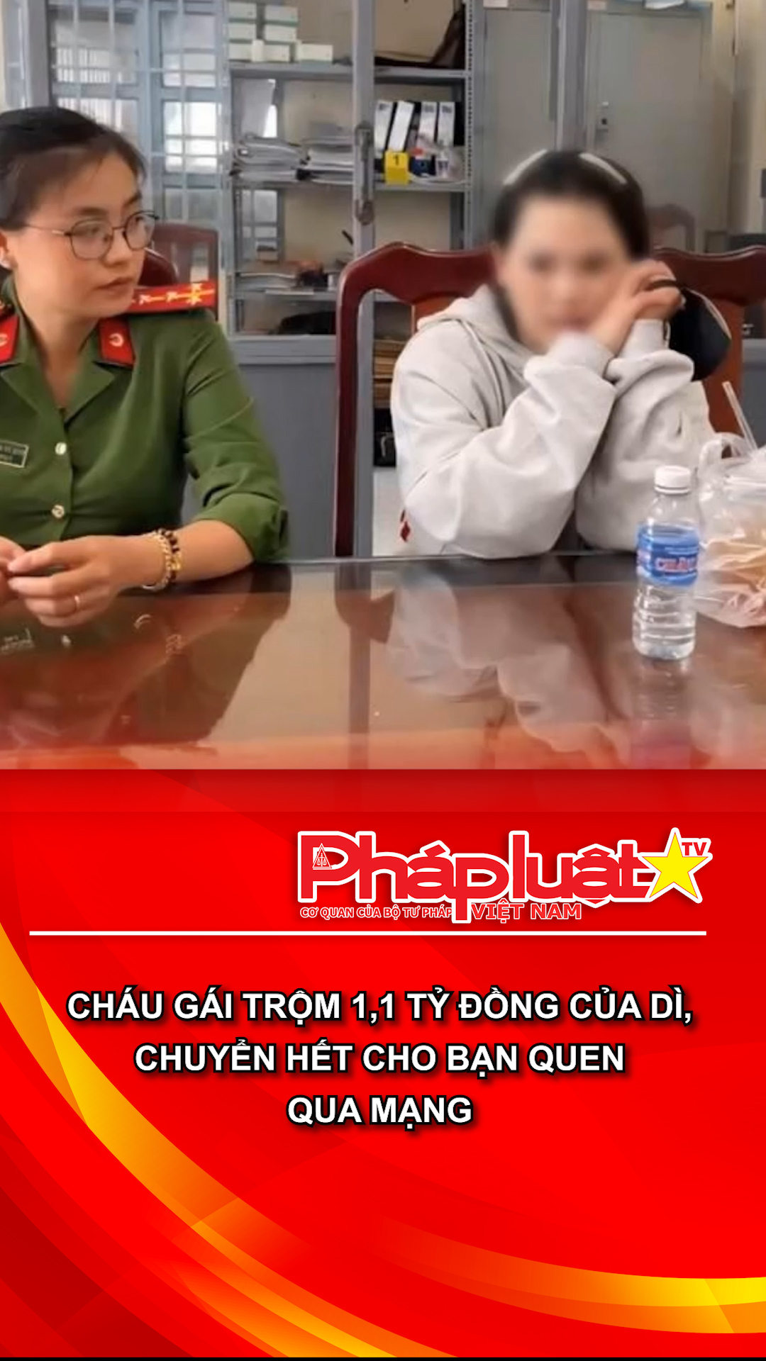 Cháu gái trộm 1,1 tỷ đồng của dì, chuyển hết cho bạn quen qua mạng