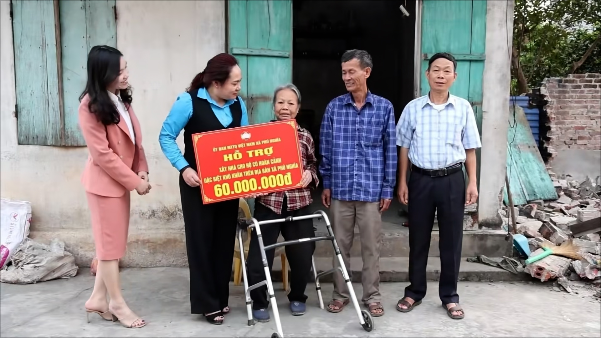 Phú Nghĩa huy động gần 2,9 tỷ đồng xây, sửa 58 mái ấm cho hộ khó khăn