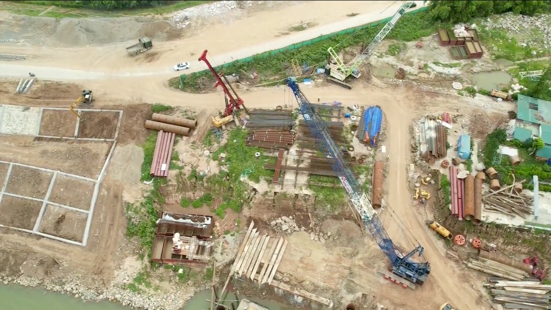 Đẩy nhanh tiến độ thi công cầu Tứ Liên, hướng tới thông xe kỹ thuật vào năm 2027