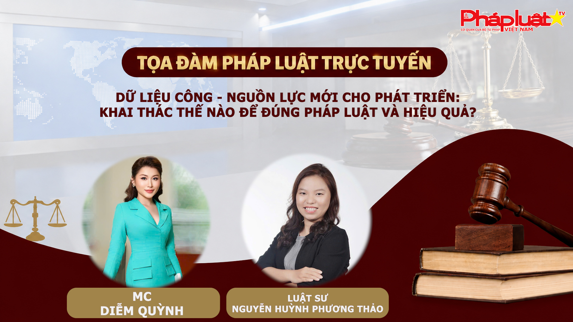 Tọa đàm pháp luật trực tuyến: Dữ liệu công - Nguồn lực mới cho phát triển: Khai thác thế nào để đúng pháp luật và hiệu quả?