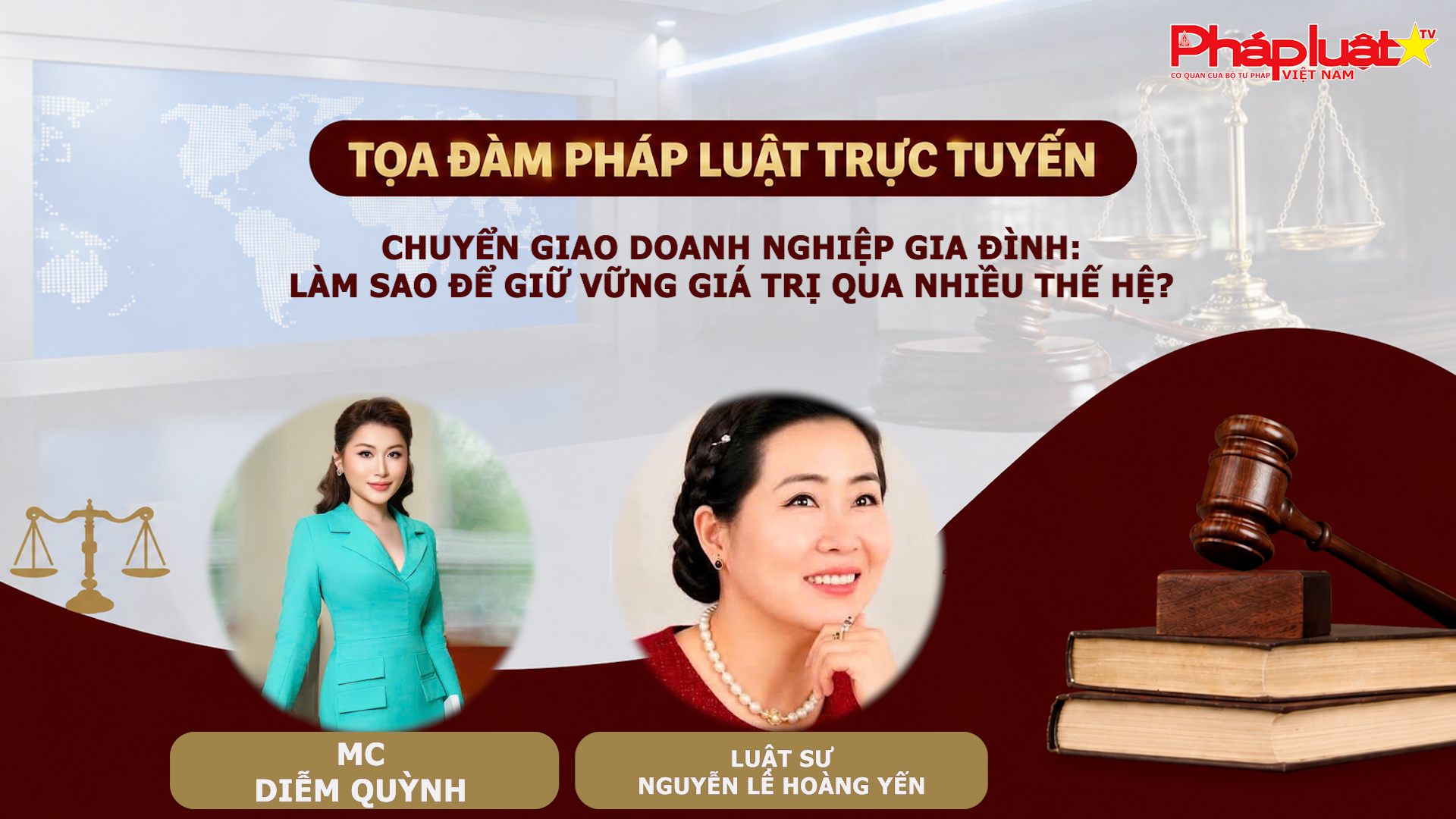 Tọa đàm Pháp Luật Trực Tuyến: Chuyển giao doanh nghiệp gia đình: Làm sao để giữ vững giá trị qua nhiều thế hệ?