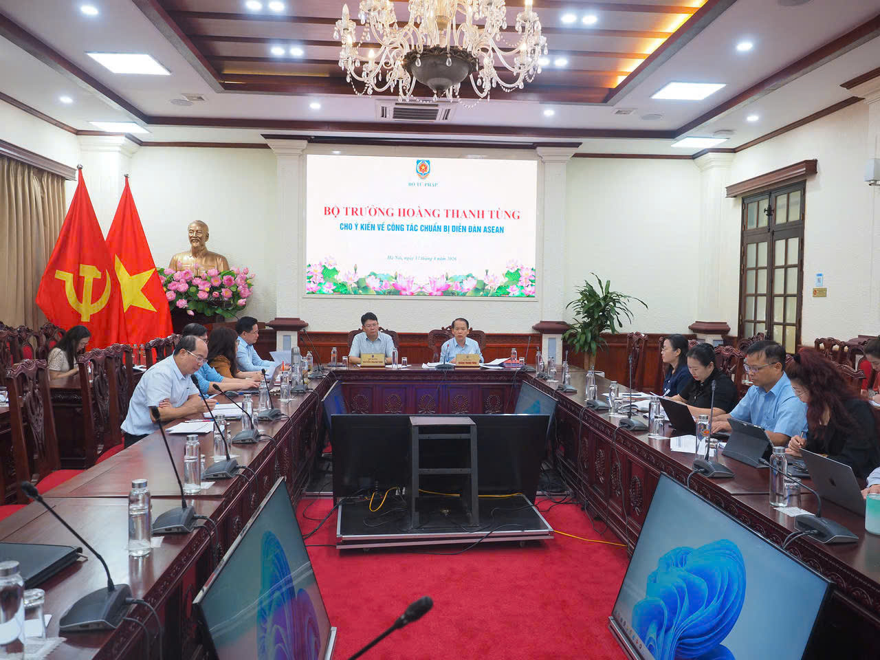 Bộ trưởng Hoàng Thanh Tùng chỉ đạo rà soát công tác chuẩn bị Diễn đàn ASEAN