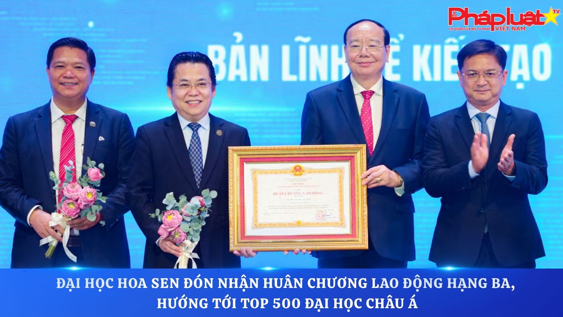 Đại học Hoa Sen đón nhận Huân chương Lao động hạng Ba, hướng tới top 500 đại học châu Á