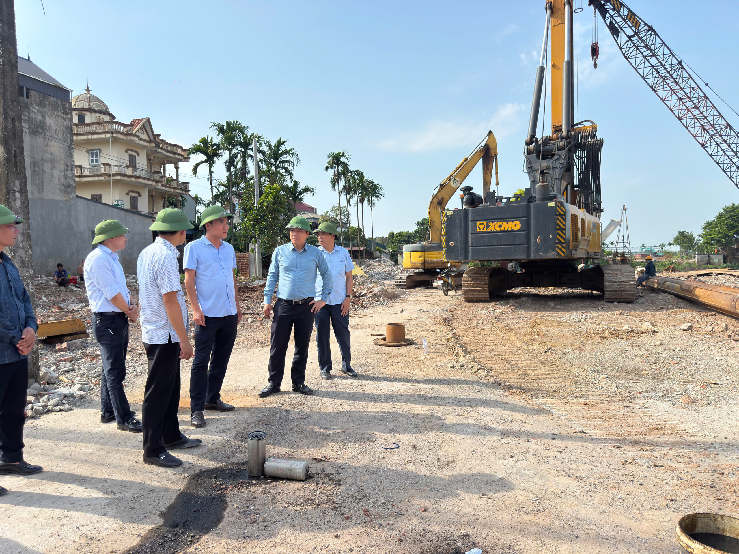 Xã Hương Sơn hoàn thành bàn giao mặt bằng dự án