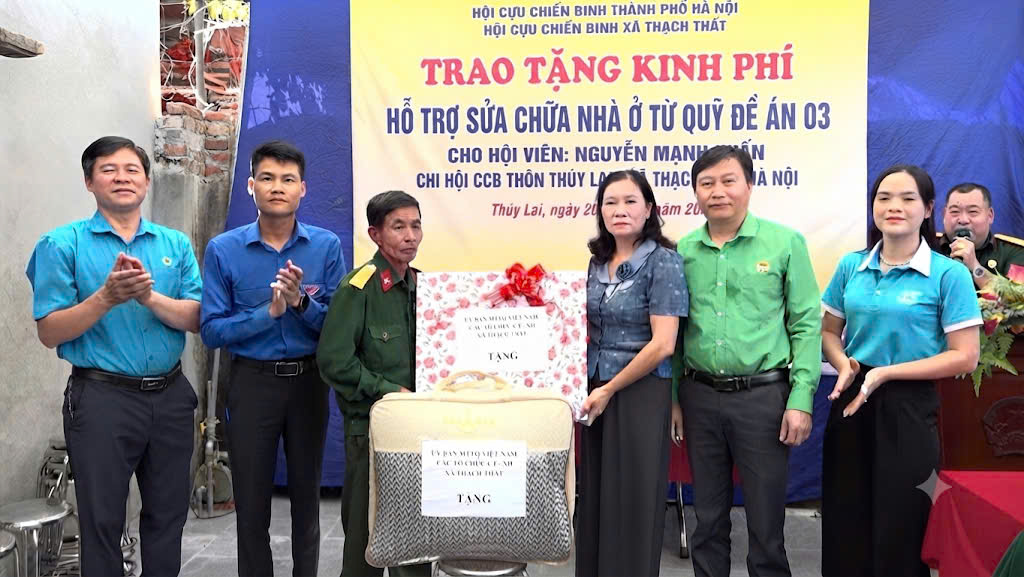 Chung tay sửa nhà, tiếp sức cựu chiến binh vượt khó