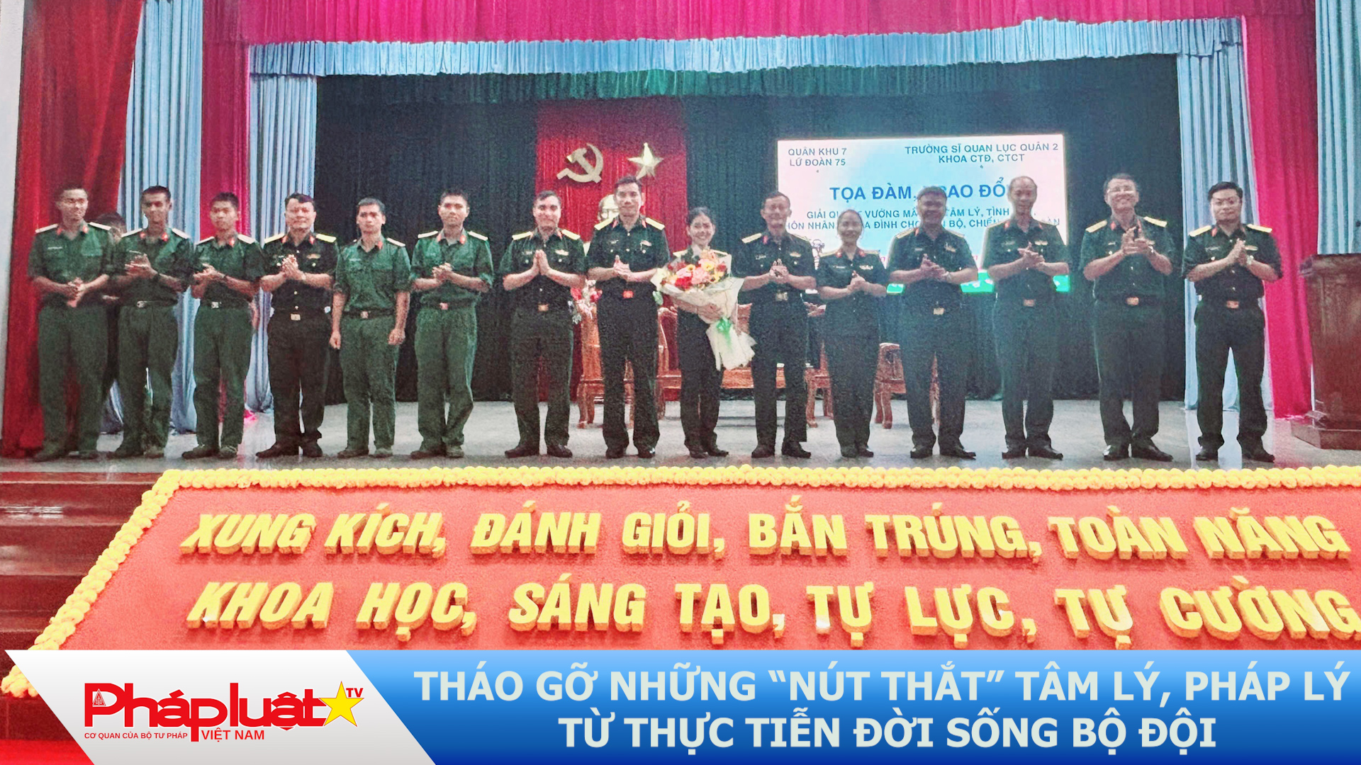 Tháo gỡ những “nút thắt” tâm lý, pháp lý từ thực tiễn đời sống bộ đội