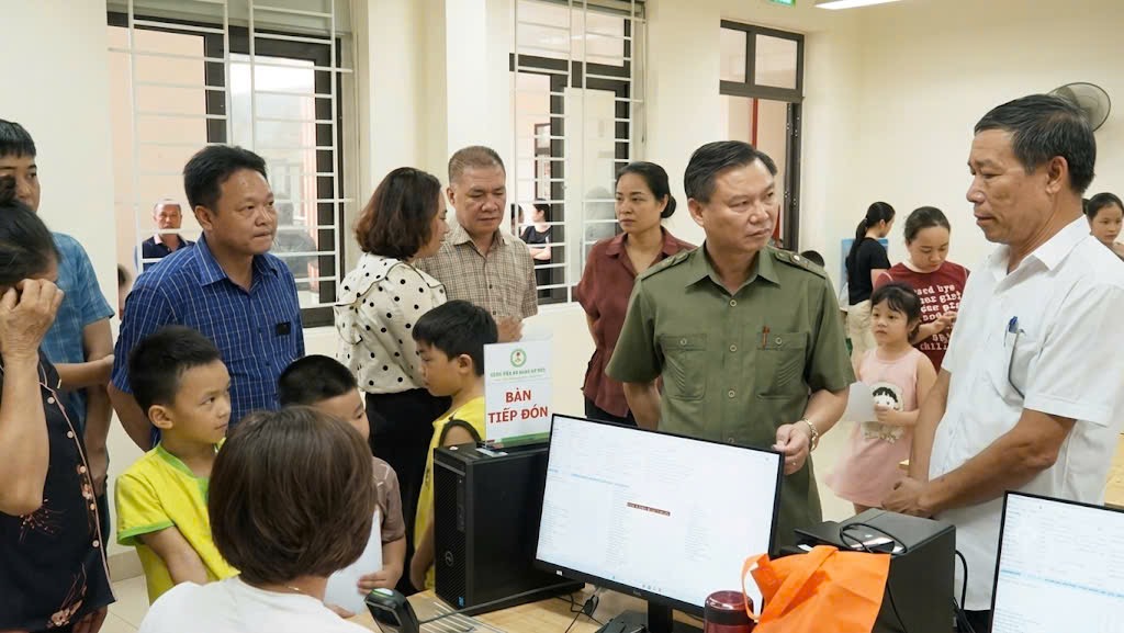 Gần 13.000 học sinh Mỹ Đức được khám sức khỏe, dữ liệu được tích hợp trên nền tảng số