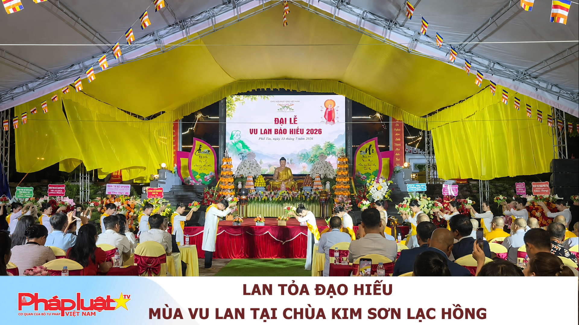 Lan tỏa đạo hiếu mùa Vu Lan tại chùa Kim Sơn Lạc Hồng 
