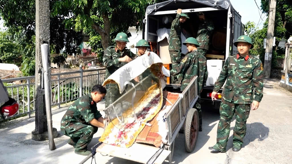 Quân dân chung tay, bàn giao mặt bằng sân bay Gia Bình