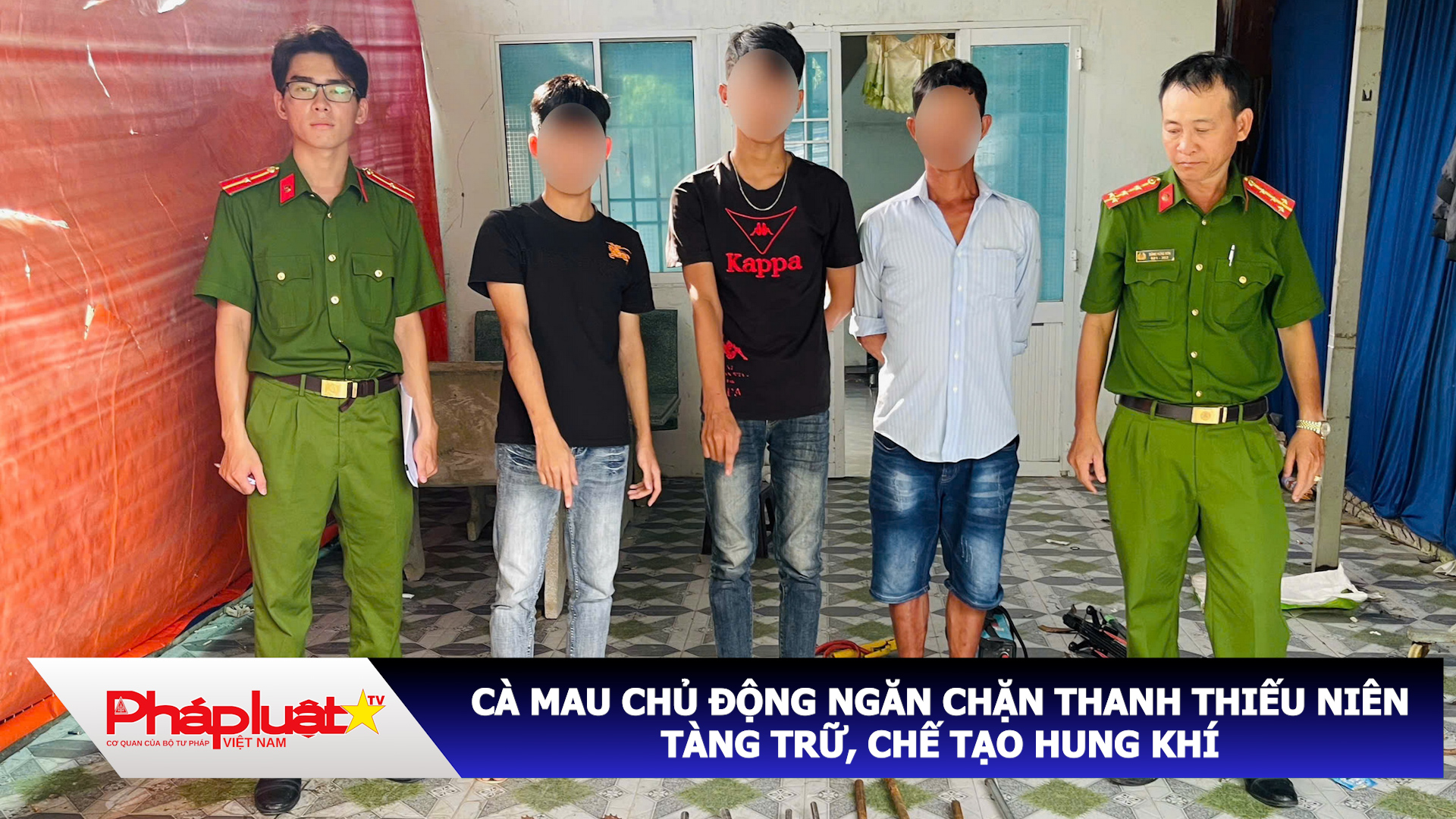 Cà Mau chủ động ngăn chặn thanh thiếu niên tàng trữ, chế tạo hung khí