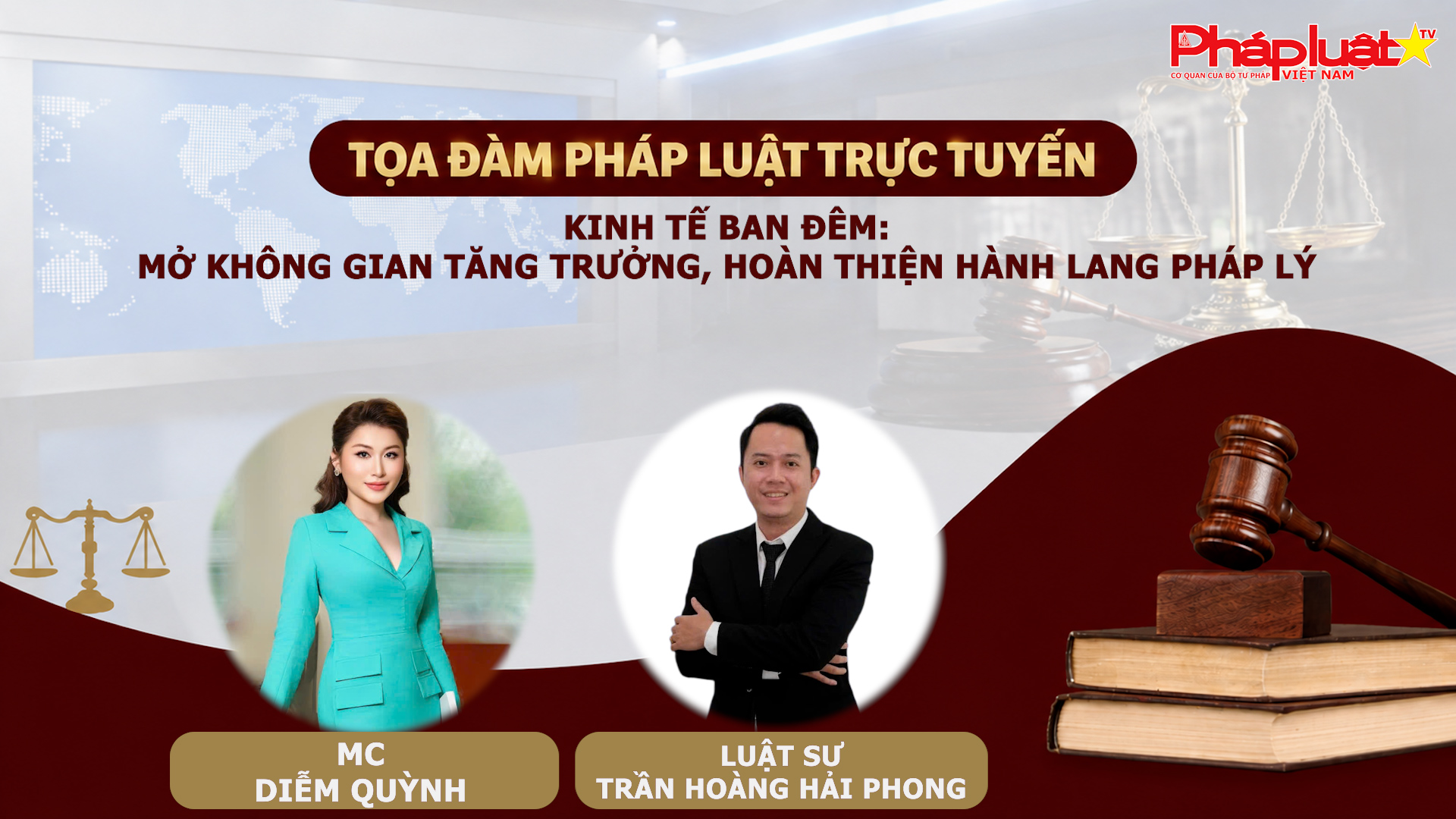 Tọa đàm Pháp Luật Trực Tuyến: Kinh tế ban đêm: Mở không gian tăng trưởng, hoàn thiện hành lang pháp lý
