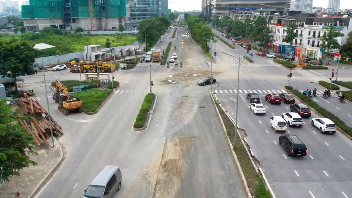 Bản tin Đầu tư công: Sau khi thi công cống ngầm, đường Võ Chí Công từng bước hoàn trả mặt bằng