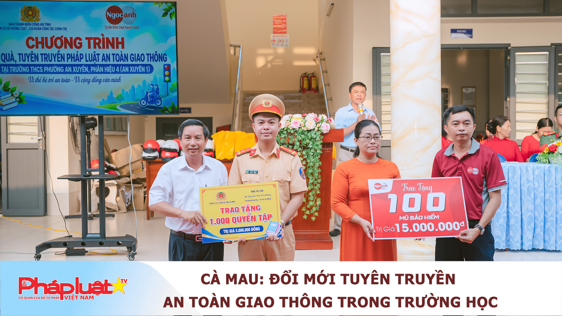 Cà Mau: Đổi mới tuyên truyền an toàn giao thông trong trường học

