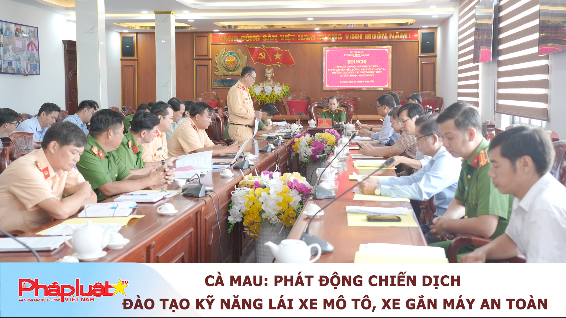 Cà Mau: Phát động chiến dịch đào tạo kỹ năng lái xe mô tô, xe gắn máy an toàn