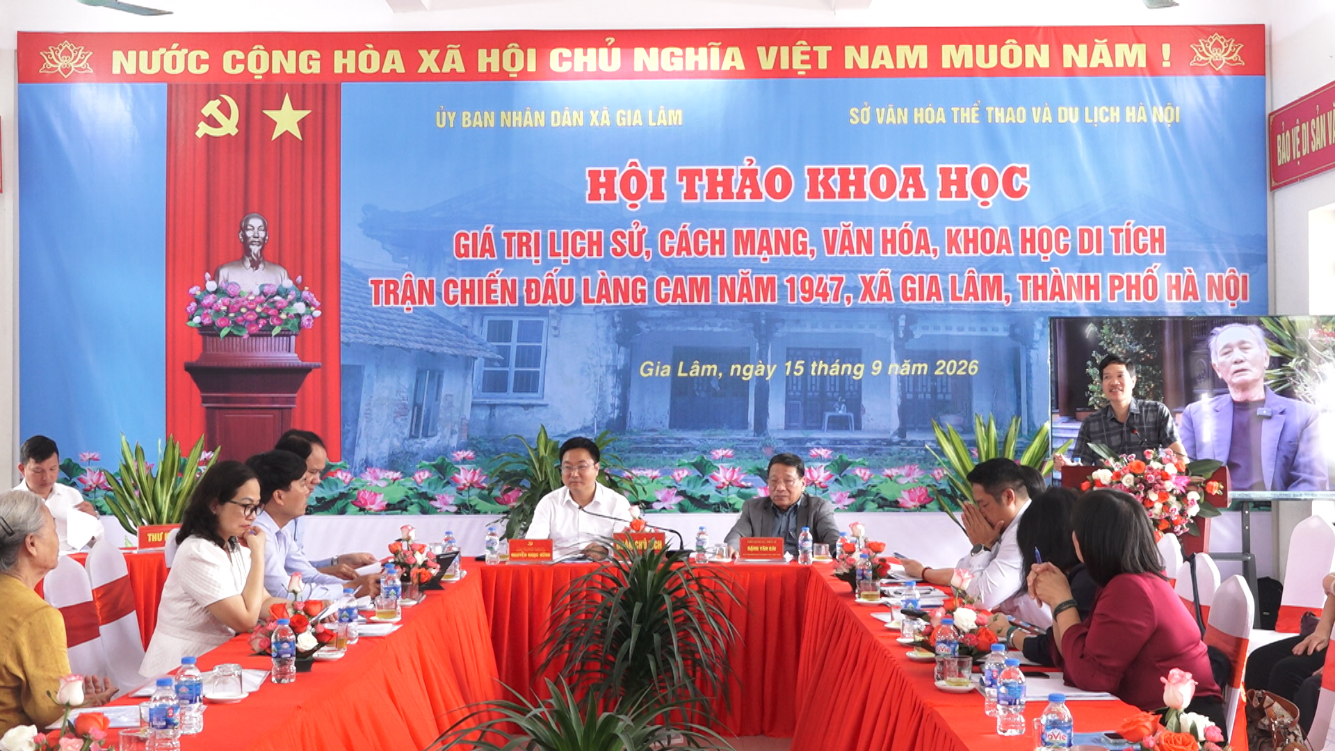 Hội thảo khoa học về giá trị di tích Trận chiến đấu Làng Cam năm 1947