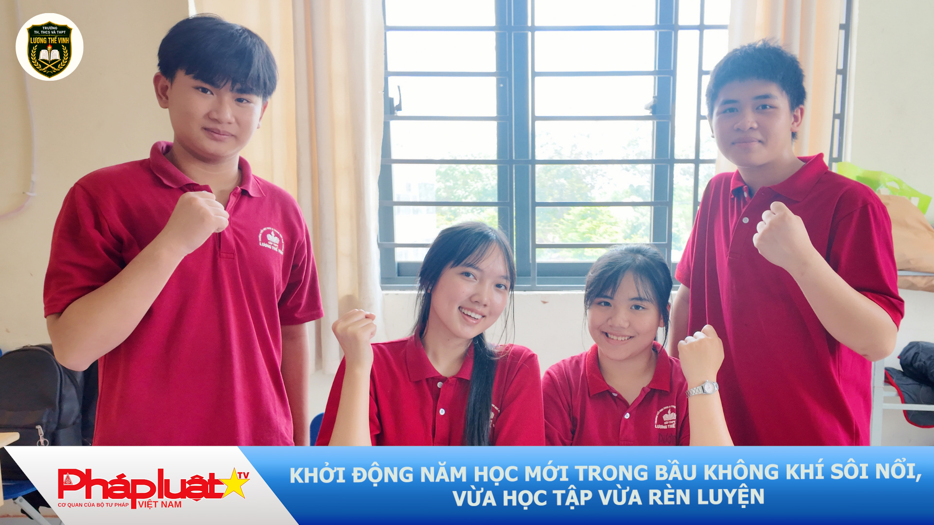 Khởi động năm học mới trong bầu không khí sôi nổi, vừa học tập vừa rèn luyện