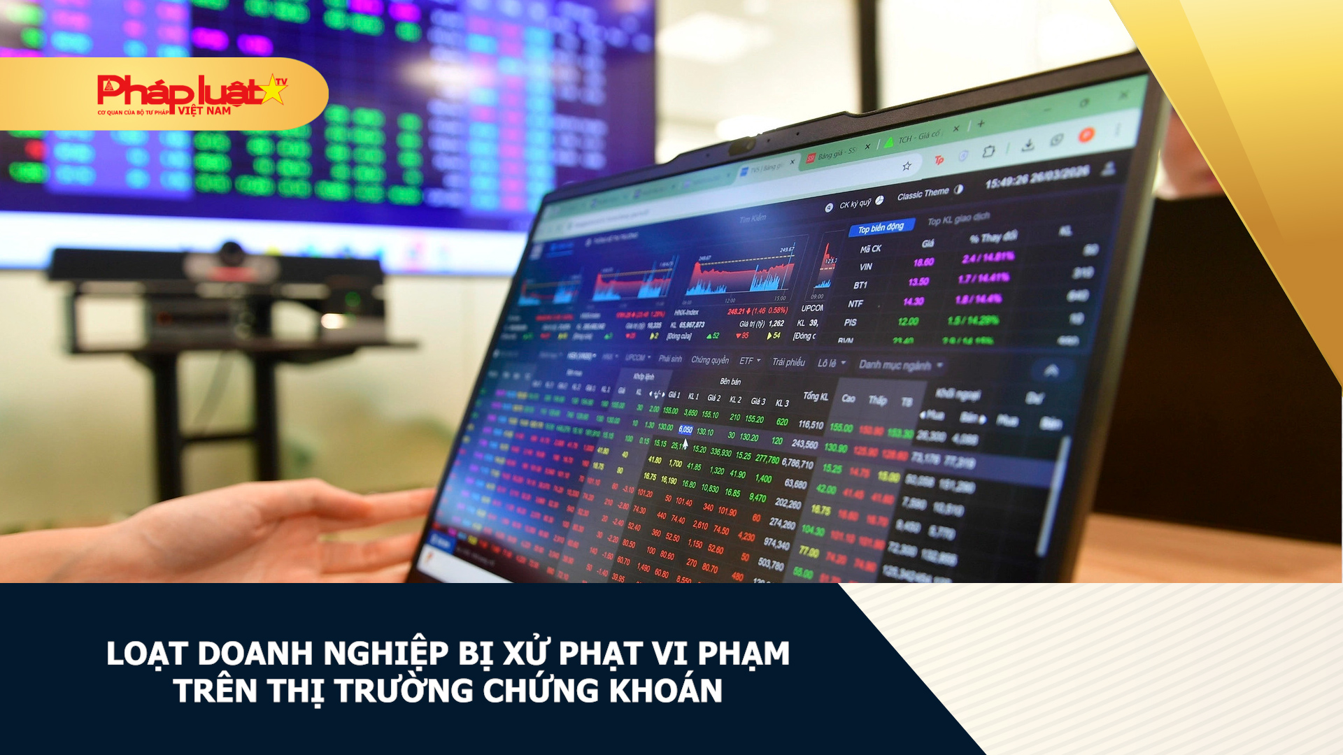 Loạt doanh nghiệp bị xử phạt vi phạm trên thị trường chứng khoán