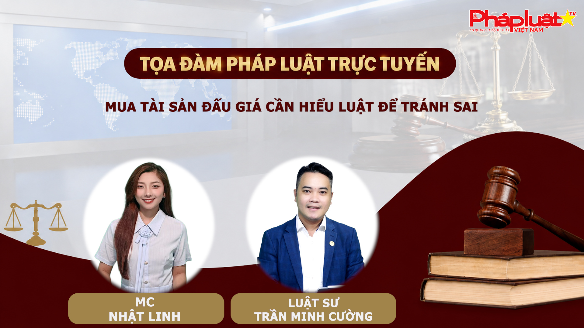Tọa đàm Pháp Luật Trực Tuyến: Mua tài sản đấu giá cần hiểu luật để tránh sai
