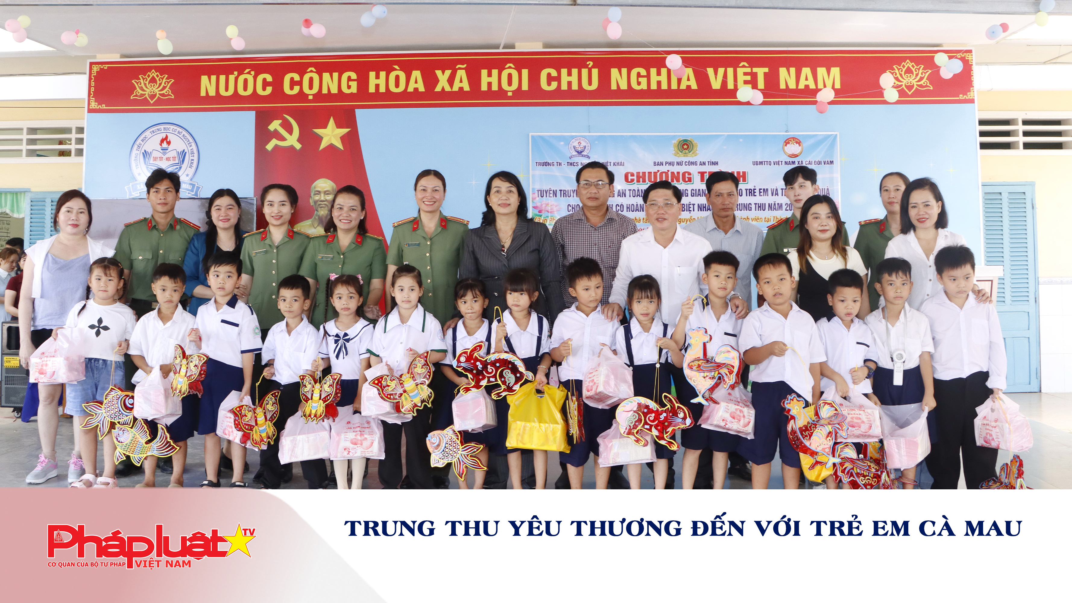 Trung thu yêu thương đến với trẻ em Cà Mau