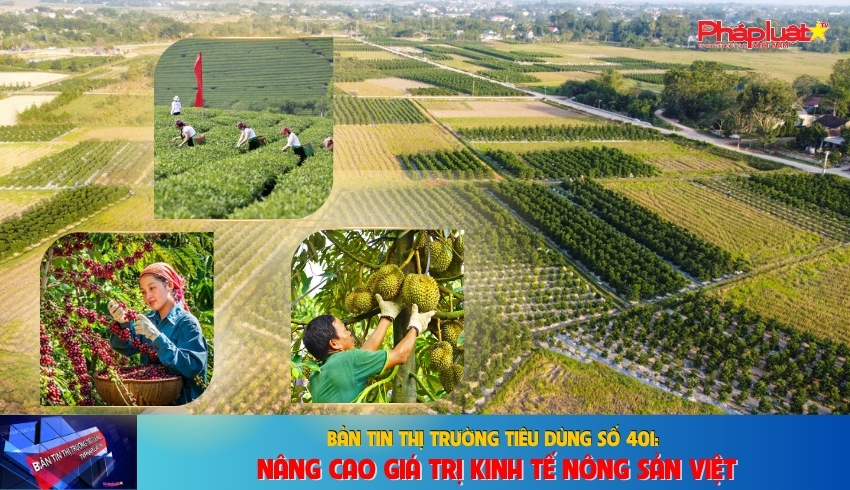 Bản tin Thị trường Tiêu dùng số 401: Nâng cao giá trị kinh tế nông sản Việt