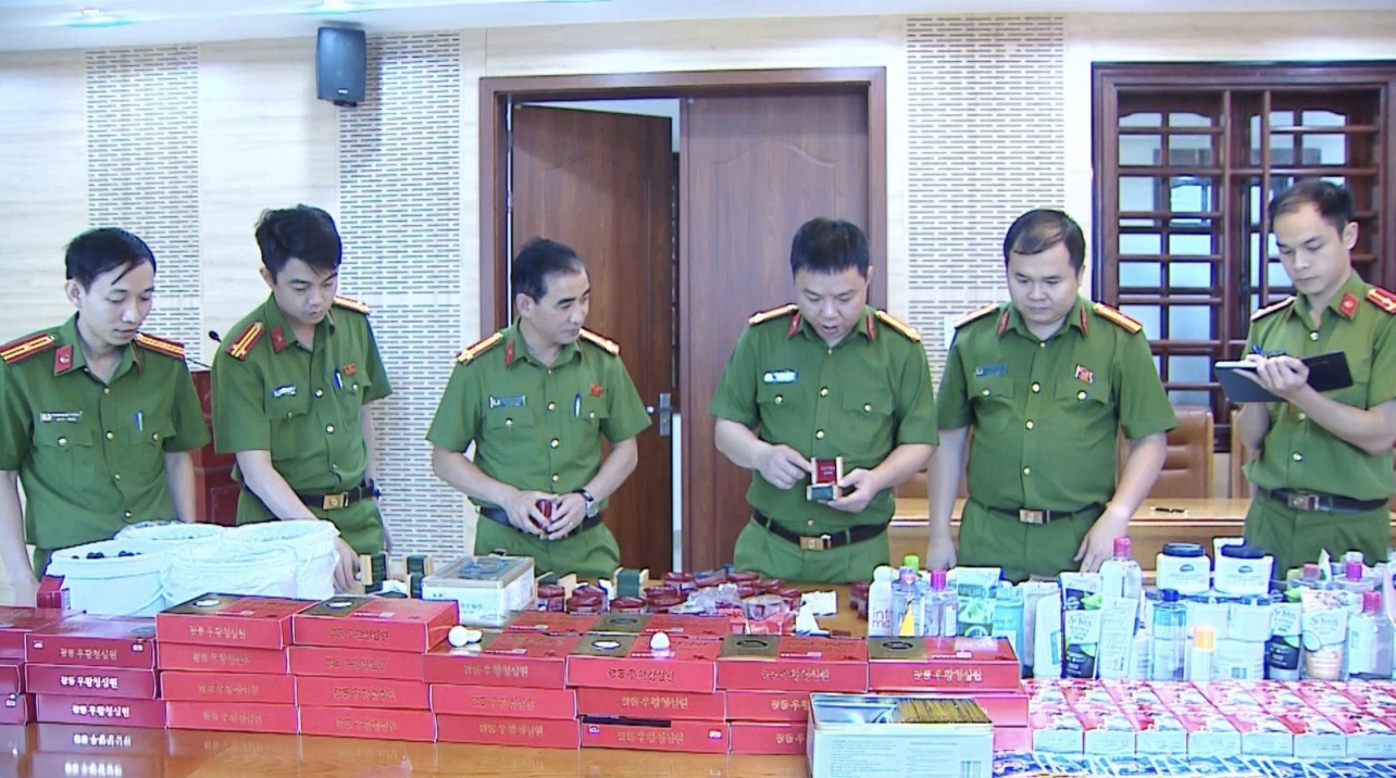 Thanh Hoá: Khởi tố nhóm đối tượng vì sản xuất buôn bán mỹ phẩm giả