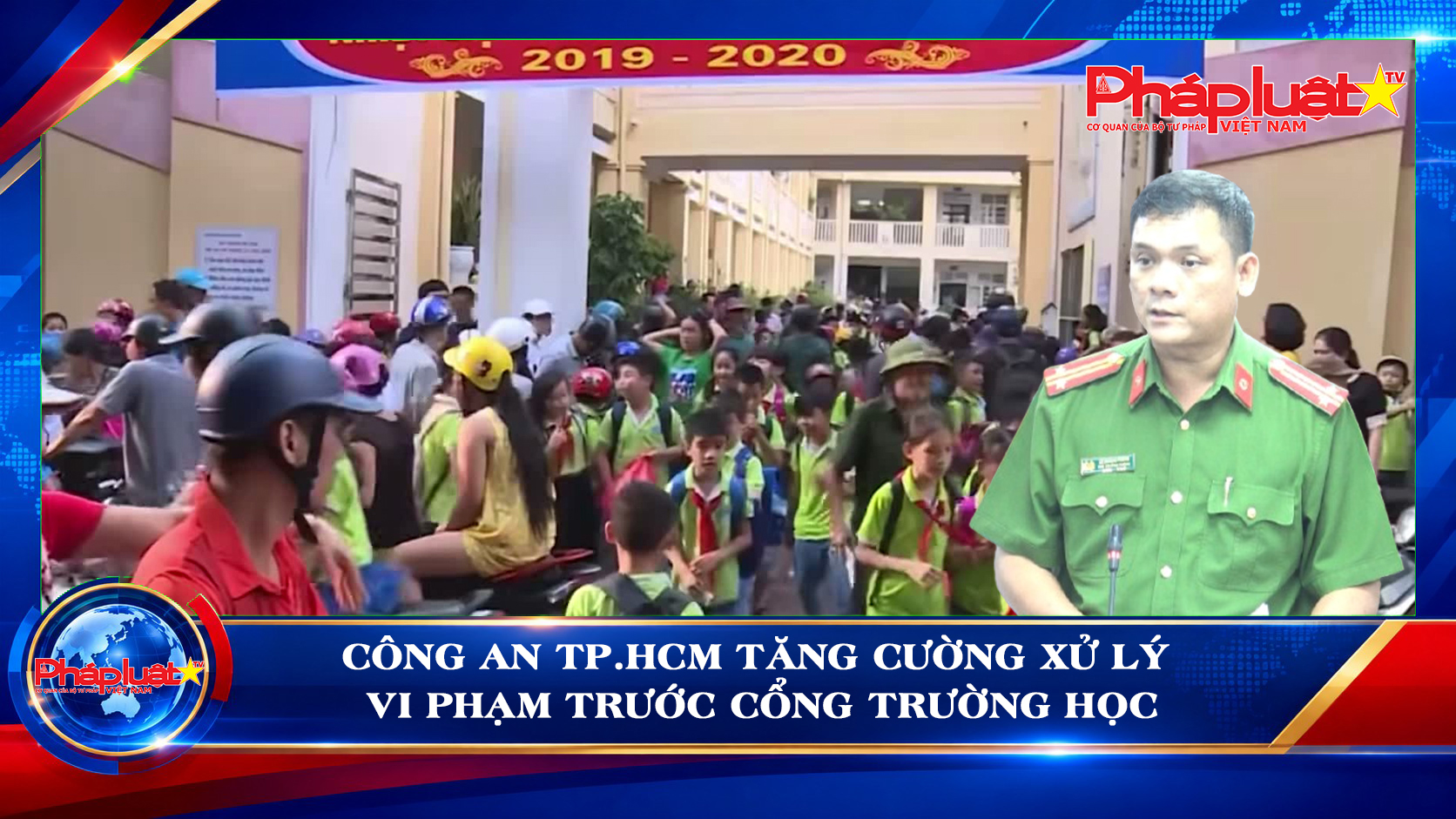 Công an TP.HCM tăng cường xử lý vi phạm trước cổng trường học