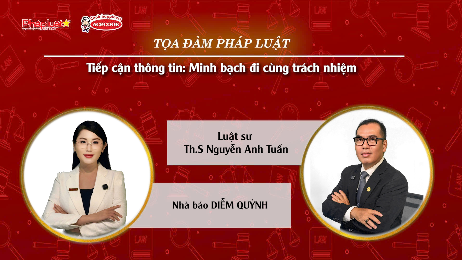 Tọa đàm Pháp Luật Trực Tuyến:  Tiếp cận thông tin: Minh bạch đi cùng trách nhiệm
