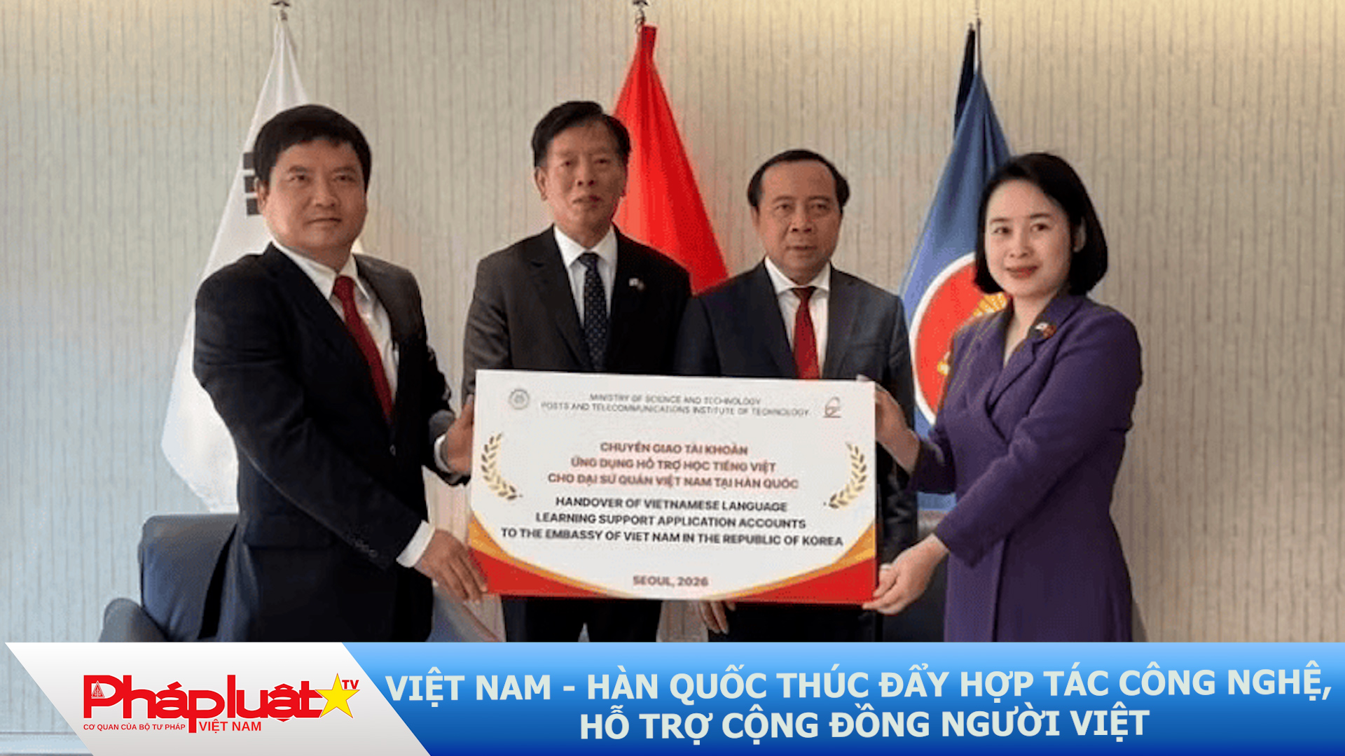 Việt Nam - Hàn Quốc thúc đẩy hợp tác công nghệ, hỗ trợ cộng đồng
người Việt