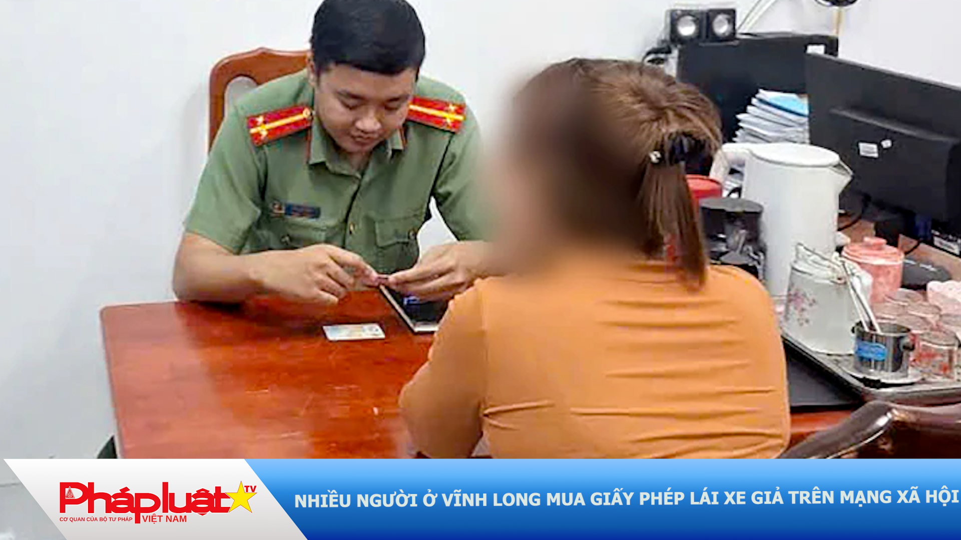 7 Nhiều người ở Vĩnh Long mua giấy phép lái xe giả trên mạng xã hội