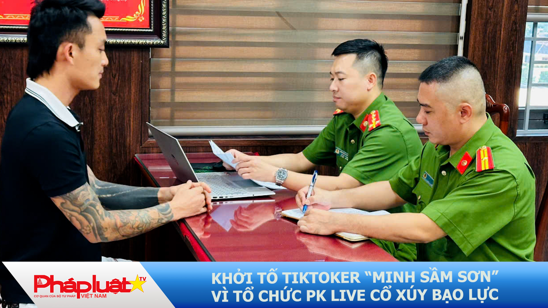 Khởi tố TikToker “Minh Sầm Sơn” vì tổ chức PK Live cổ xúy bạo lực