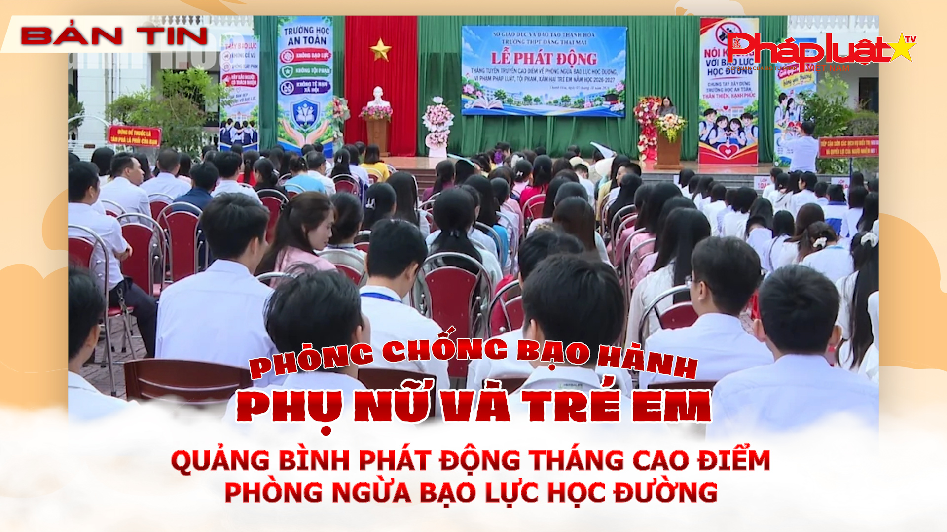 Quảng Bình phát động tháng cao điểm phòng ngừa bạo lực học đường