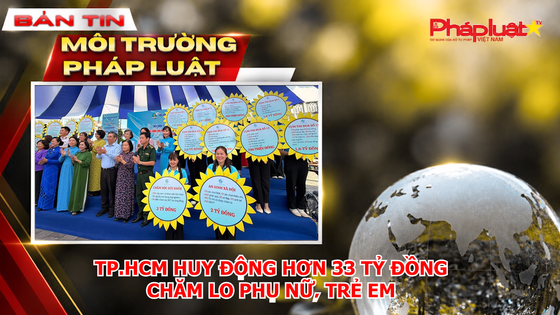TP.HCM huy động hơn 33 tỷ đồng chăm lo phụ nữ, trẻ em