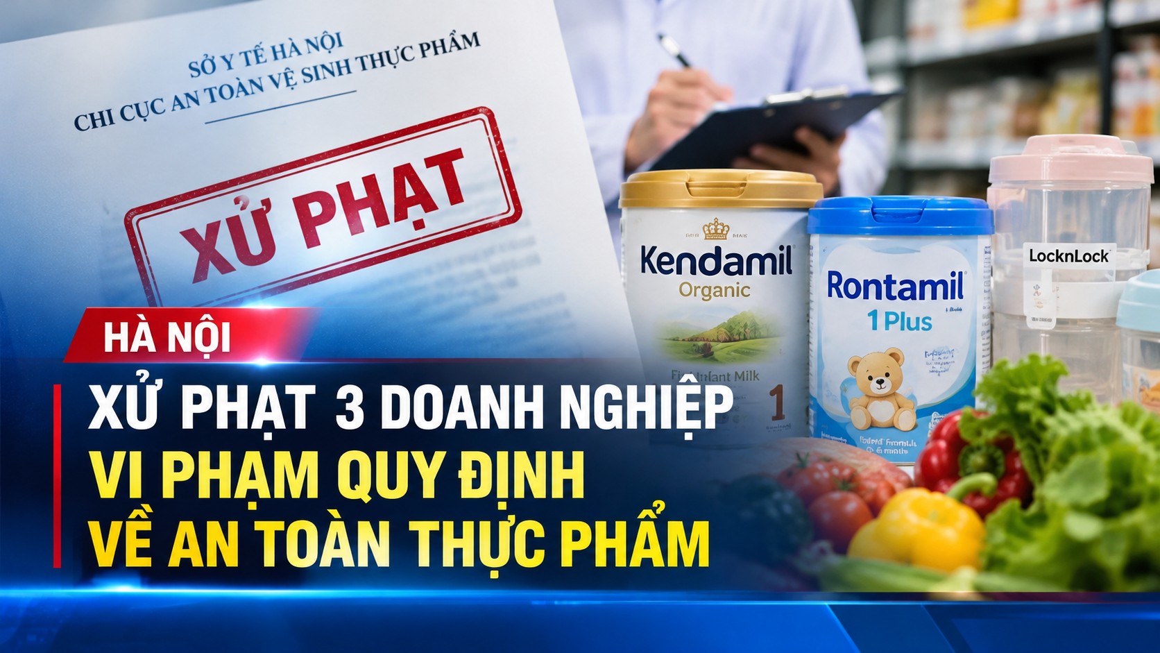 Hà Nội: Xử phạt 3 doanh nghiệp vi phạm quy định về nhãn hàng hóa, công bố sản phẩm