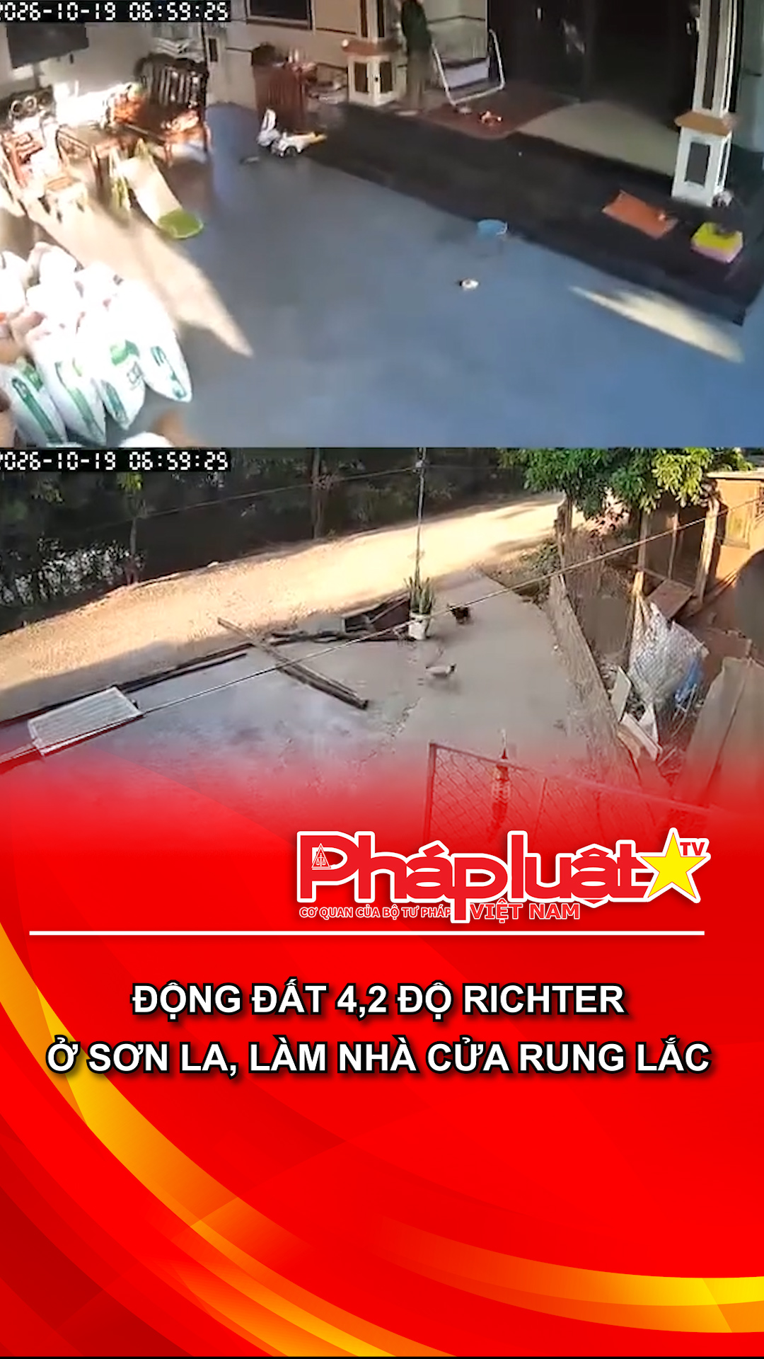 Động đất 4,2 độ Richter ở Sơn La, làm nhà cửa rung lắc
