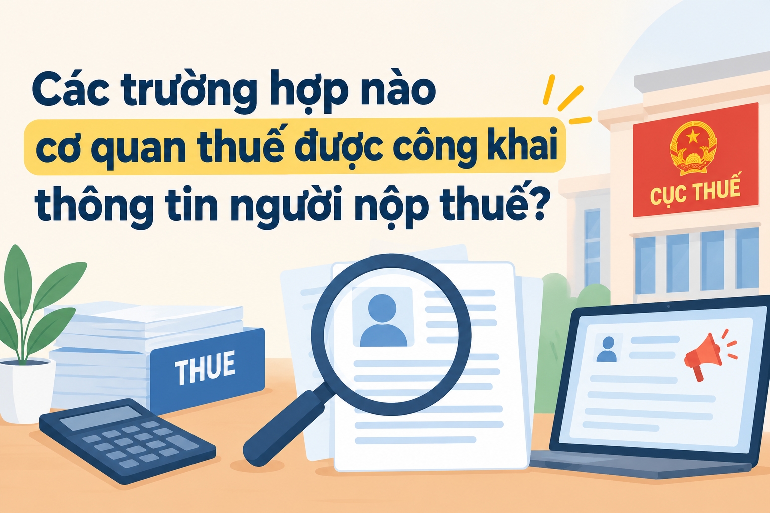 Nhịp cầu bạn đọc: Các trường hợp nào cơ quan thuế được công khai thông tin người nộp thuế?